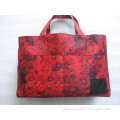Buy Direct from China Factory Custom Bulk Wholesale Fashion Beautiful Durable Rose Red Shopping Tote Handbags Bags